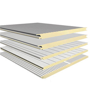 Paneles de puerta de acero <span class=keywords><strong>Osb</strong></span> Sandwich Muro y <span class=keywords><strong>poliestireno</strong></span> para cámaras frigoríficas y hoteles - Product Image 2