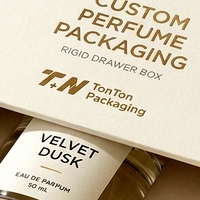 Boîte à parfum rigide blanche sur mesure de qualité supérieure, boîte fermée, présentation pour emballage de parfum personnalisé