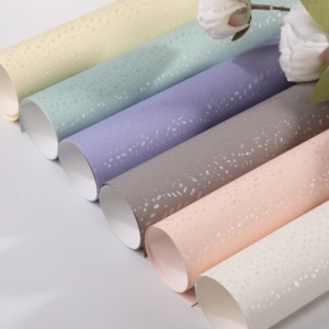 <span class=keywords><strong>Papel</strong></span> <span class=keywords><strong>de</strong></span> Regalo con Purpurina y Estampado <span class=keywords><strong>de</strong></span> Lámina SY, <span class=keywords><strong>Papel</strong></span> Perlado Dorado y Plateado con Diseño <span class=keywords><strong>de</strong></span> Flores, Personalización Disponible - Product Image 2