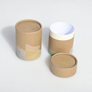 Boîte tube ronde en papier avec logo design personnalisé Boîte cadeau de parfum de luxe pour soin de la peau Cajas Redondas - Product Image 6