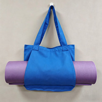 Sac de yoga en toile personnalisé très vendu, sac de sport avec poche pour tapis, écologique pour le fitness et l'usage quotidien
