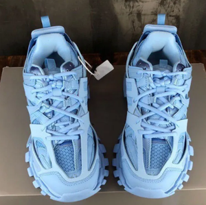 Zapatillas Deportivas de Lujo Originales 2026 para Hombre y Mujer, Modelo 3.0 Triple Blanco con Plataforma Iluminada, Diseño Track 3 - Product Image 2