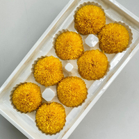 Chrysanthème Pompon Éternel Préservé, Fleur Naturelle Séchée Véritable, Décoration Maison Mariage Fête