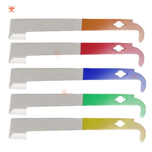 Thép không gỉ <span class=keywords><strong>J</strong></span> móc ong công cụ <span class=keywords><strong>Hive</strong></span> với dễ dàng khung nâng lên, mật ong scraper tùy chỉnh màu sắc: xanh/vàng/xanh, cam, vv - Product Image 1