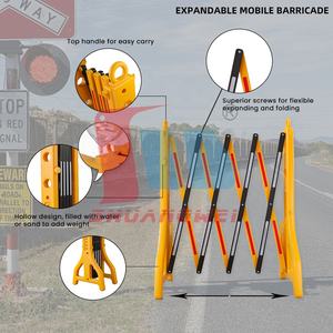 Cintura retrattile portatile per controllo della folla di sicurezza barriera in plastica recinzione Mobile barricata espandibile per esterno - Product Image 4