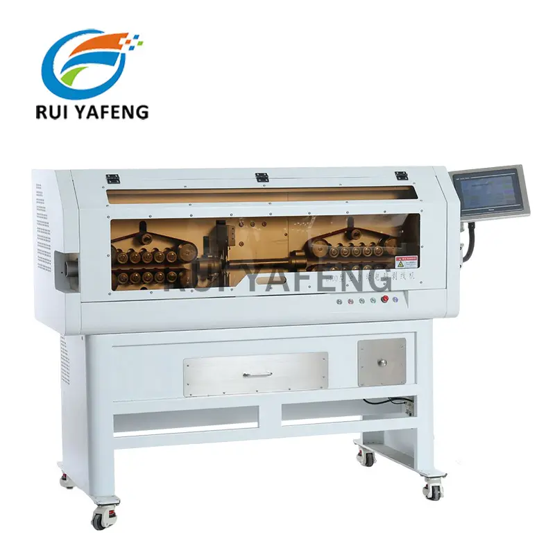 2024 hot sales factory price wire harness Automatic Cable Cut Stripping rang 10-240 sqmm sheathed wire Stripping Machine