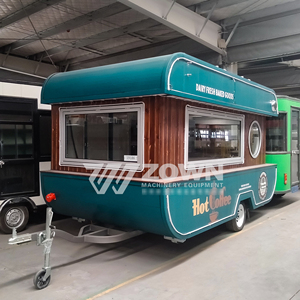 Mobile food carts suitable for outdoor use, stainless steel food carts, mobile vending <b>trailers</b>, suitable for selling fast food. - Product Image 6