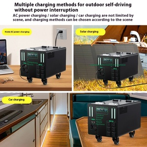 เครื่องจ่ายไฟพลังงานแสงอาทิตย์แบบพกพา 5500W คลื่นไซน์บริสุทธิ์ สำหรับใช้งานกลางแจ้ง 220V พร้อมระบบกักเก็บพลังงาน MPPT ความจุขนาดใหญ่ สำหรับการเดินทางด้วยรถยนต์ MP9 คลื่นไซน์บริสุทธิ์ - Product Image 2