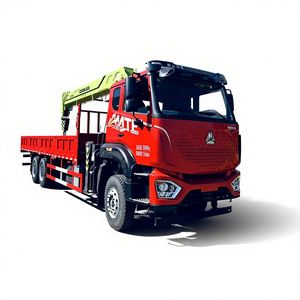 Sinotruk Ho-wo 6x4 Truck-Mounted Crane 14-ton Telescopic <b>Boom</b> Mobile Crane Truck - Product Image 1