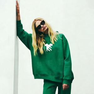 Sudaderas de Felpa Cómodas para Mujer, 380GSM, Nueva Llegada, Personalizables con Bordado de Alta Calidad, Cuello Alto Holgado, Talla Grande - Product Image 4