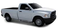 Accessoires extérieurs tout-terrain, marchepieds latéraux noirs pour cabine simple, barres de protection Nerf, marchepieds latéraux pour pick-up Dodge Ram 1500