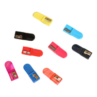 2.0 plomb pointeur taille-crayon Mini 2mm plomb aiguiseur Portable taille-crayon à main pour crayon plomb recharges couleurs assorties