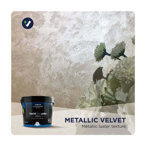 <span class=keywords><strong>Peinture</strong></span> murale intérieure décorative Vanlei, effet métallique spécial, paillettes, <span class=keywords><strong>peinture</strong></span> écologique à effet velours pour chambre à coucher, à base d'acrylique - Product Image 6