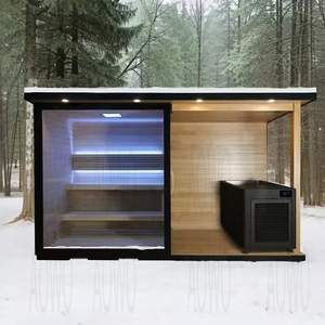 Sauna al aire libre y sala de <span class=keywords><strong>vapor</strong></span> combinada, sauna infrarroja de <span class=keywords><strong>vapor</strong></span> húmedo, casa prefabricada, <span class=keywords><strong>baño</strong></span> <span class=keywords><strong>turco</strong></span> - Product Image 1