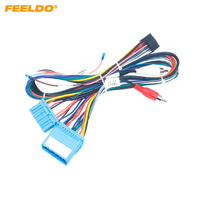 Harnais de câbles pour lecteur multimédia stéréo 16 broches pour Honda Accord 7G (2002-2007) Adaptateur de câble d'alimentation audio