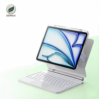 Clavier rétroéclairé Magic Keyboard, clavier sans fil 13 pouces pour iPad Pro avec étui de protection détachable, directement de l'usine