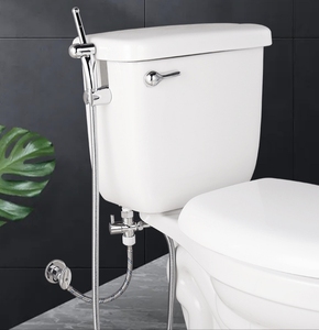 American 15/16 Bidet pour femmes tout en cuivre ABS plastique monotrou pistolet de <span class=keywords><strong>toilette</strong></span> 7/8 diviseur d'eau Valve d'<span class=keywords><strong>angle</strong></span> pour le lavage - Product Image 4