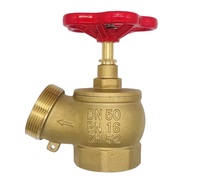 Valve d'angle de bouche d'incendie en laiton de 2 "pouces femelle meilleur prix d'usine en Chine
