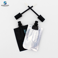 Pochette d'emballage cosmétique liquide personnalisée avec bec verseur, sac de recharge anti-fuite pour crème pour les mains, lotion corporelle, produits de soin de la peau