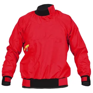Custom waterplay waterproof fishing kayak dry suit dry jacket for men breathable dry top paddle jacket windproof sailing jacket