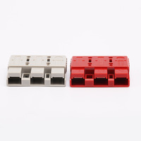 Connecteur de batterie en laiton 50A-3P 600V, prise mâle/femelle à 3 broches, IP67 pour applications de circuits imprimés et de systèmes d'énergie solaire SB50A-3P