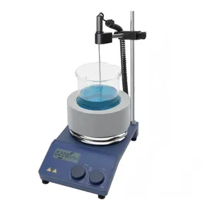 MS-H280-B500 500ml 1L Frasco con manta calefactora eléctrica 280°C, agitador magnético digital LED de laboratorio, mezclador de placa calefactora - Product Image 3