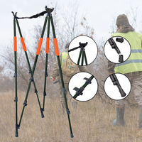 Support de tir en aluminium Bâton de tir à 4 pattes chasse