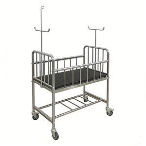 <span class=keywords><strong>Cuna</strong></span> Móvil Manual para Bebés <span class=keywords><strong>de</strong></span> Uso Hospitalario con Soporte para Suero y Almacenamiento |   Cama y Camilla Médica <span class=keywords><strong>de</strong></span> Acero Inoxidable para Bebés para el Cuarto <span class=keywords><strong>de</strong></span> <span class=keywords><strong>Maternidad</strong></span> - Product Image 1