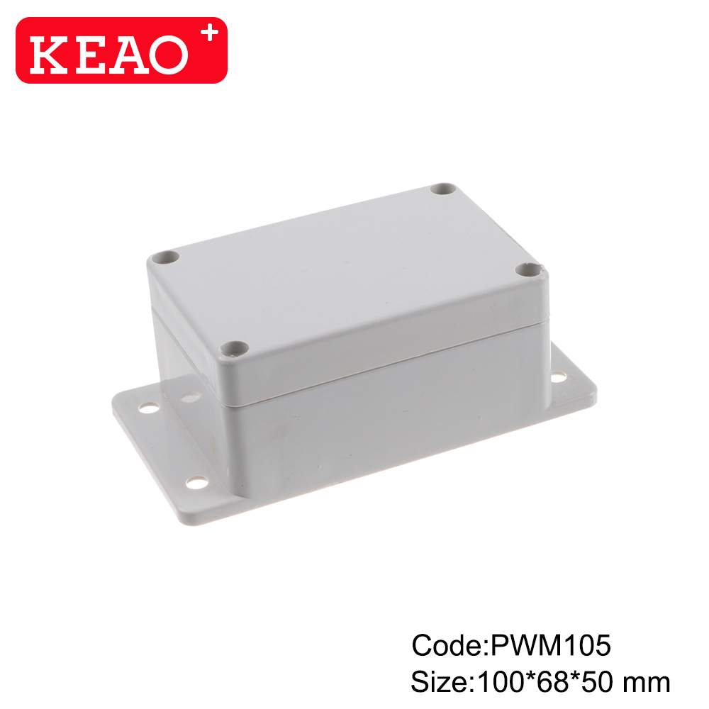 Настенный пластиковый водонепроницаемый корпус PWM105, наружный корпус, водонепроницаемая распределительная коробка с поверхностным монтажом, корпус ip65