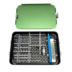 Kit d'instruments chirurgicaux pour sulcoplastie rectangulaire de la trochlea, instruments chirurgicaux pour petits animaux, ensemble orthopédique manuel - Product Image 1