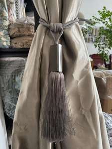 <span class=keywords><strong>Boule</strong></span> suspendue de <span class=keywords><strong>corde</strong></span> de reliure de gland de tête décorative en <span class=keywords><strong>bois</strong></span> de haute qualité pour la vente en gros de rideaux et d'accessoires de décoration de la maison - Product Image 6