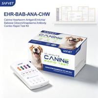 Kit de test rapide 4 en 1 pour chiens EHR ANA BAB CHW – Diagnostic des maladies transmises par les tiques : Ehrlichia, Anaplasma, Babesia, Dirofilariose