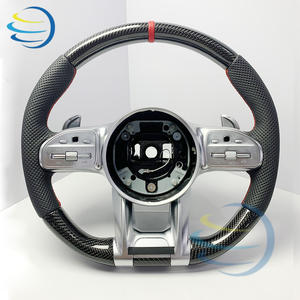 พวงมาลัยคาร์บอนไฟเบอร์อุปกรณ์เสริมสำหรับรถอัปเกรดรถ W201 <span class=keywords><strong>W202</strong></span> W203 W204 W205 W206 W212 W211 W213 - Product Image 3