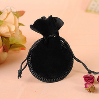 Pochette en velours à cordon de serrage en forme de gourde, petite, simple face, pour bijoux, anti-poussière, vente en gros d'usine