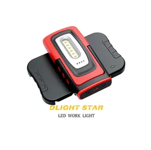 Car Check Wireless Charging Pocket LED IP67 Type-c Charging LED Work Light With Magnetic And Hook