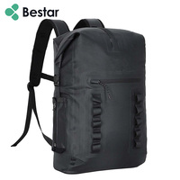 Sac à dos étanche 420D TPU avec fermeture roll-top et ceinture à coussin d'air, capacité 20-36L, pour activités de plein air, voyages, randonnée, camping