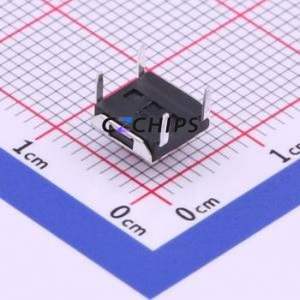 TC-1157-C-D Tactile Switch Through hole Component (THT) Switch Single Pole Single Throw Round Button 2.6N Through Hole - Product Image 2