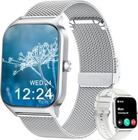 Reloj Inteligente de Moda para Hombre, Reloj Digital Deportivo con Respuesta de Llamadas, Reloj Inteligente a Prueba de Agua para Correr, para Android e iPhone