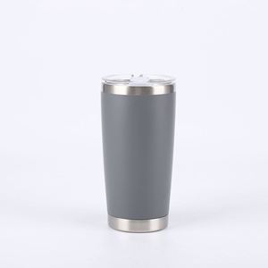 Matte Colorful Coating 20oz Stainless Car Mug Leak Lid <b>Road</b> Trip Tumbler - Product Image 1