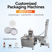 Machine d'insertion de joints multi-têtes OEM/ODM pour la pose de doublures de bouchons en aluminium et en plastique sur ligne d'assemblage