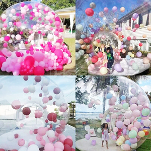 Commercial PVC Holiday Party Rental Snow Globe Giant Clear Dome Bubble Inflatable <strong>Balloon</strong> Bounce House For Sale - Product Image 6