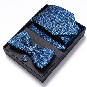 Ensemble cravate et foulard carré de marque pour homme, idéal pour le bureau, les affaires, les événements et les cadeaux pour père - Product Image 2