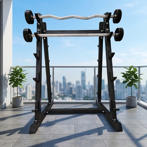 Set di Bilancieri Regolabili di Grado Commerciale per Attrezzature da Palestra, <span class=keywords><strong>Kit</strong></span> per Allenamento di Forza e Sollevamento Pesi a Casa - Product Image 1