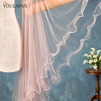 YouLaPan Robe romantique rose clair à manches en maille à une seule couche, sans manches, détachable, avec accessoires à volants VM175