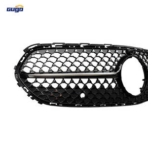 Grille de calandre avant GUGO W206 pour Mercedes Classe C W206 2022, motif étoile diamant, argentée, pièces de rechange extérieures - Product Image 3