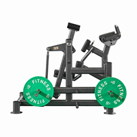 Machine à pédales pour fessiers 100 kg, à pédales pendulaires, pour extensions de hanche à genoux, avec positionnement réglable du pied, à charge par plaques, usage commercial en salle de sport