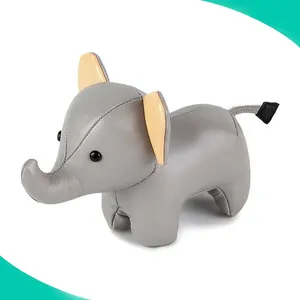 고품질 주문 아기 연약한 장난감 박제 동물 코끼리 plushie 사랑스러운 6 인치 작은 회색 코끼리 장난감