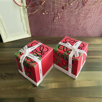 Bougie vide de luxe personnalisée boîte de papier enduit de parfum jeu de 2 pièces gaufrage en feuille d'or avec votre propre logo avantage UV