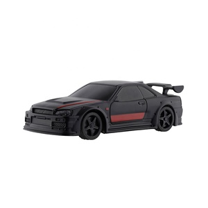 Coche de Carreras a Escala 1/76 C74, Juego de Mesa de Carreras en Carretera, Control Remoto de 4 Canales, Mini Modelo a Escala Completa, Kit RTR, Juguetes - Product Image 3