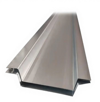 Canalón de Lluvia en Forma de U de Zinc, Aluminio y Magnesio S350GD+ZM275 Personalizado para Sistema de Drenaje de Terraza